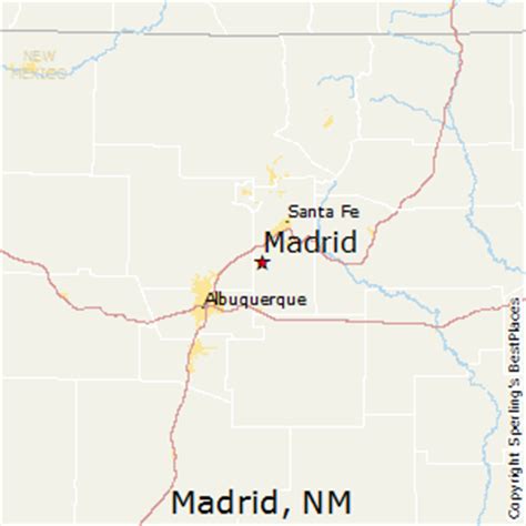 madrid new mexico map